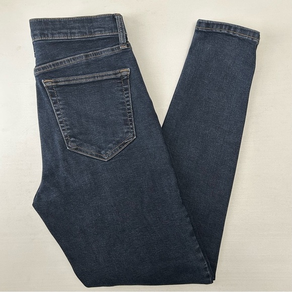 Topshop Jamie Skinny Jeans High Rise Ankle Length Blue Black Size 26 - Picture 15 of 16